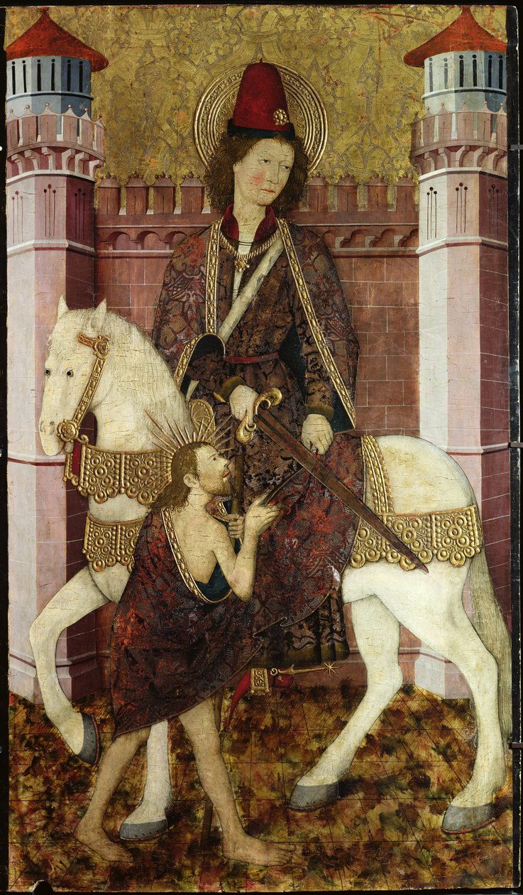 St. Martin jakaa takkinsa tekijältä Master of Bonnat