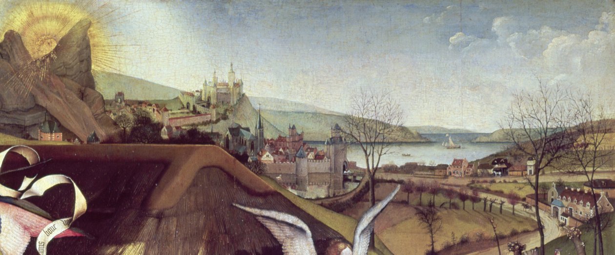 Syntymä, noin 1425 (yksityiskohta numerosta 128673) tekijältä Master of Flémalle