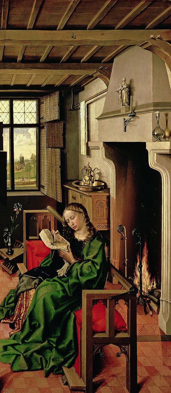 St. Barbara Werlin alttaritaulun oikeasta siivestä, 1438 (katso myös 68547) tekijältä Master of Flémalle