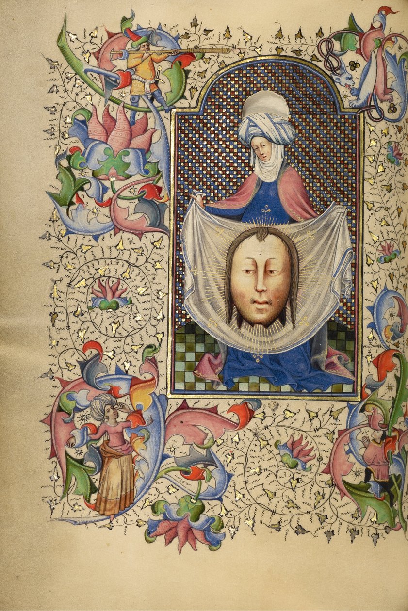 Saint Veronica Sudariumin esittely tekijältä Master of Guillebert de Mets