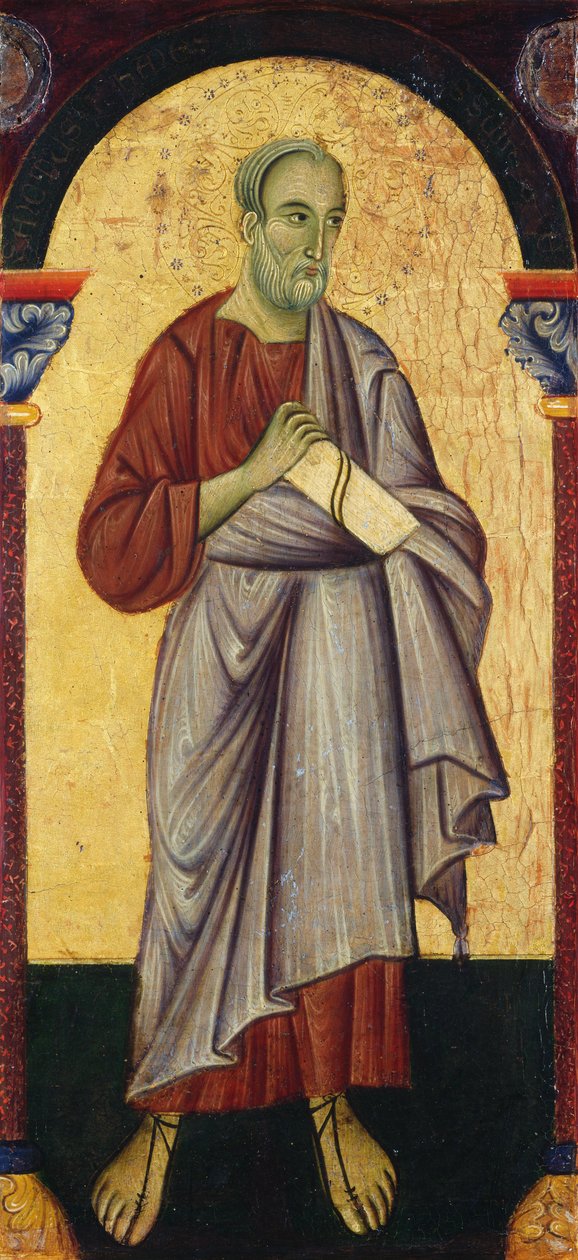 Pyhä Johannes evankelista tekijältä Master of Saint Francis