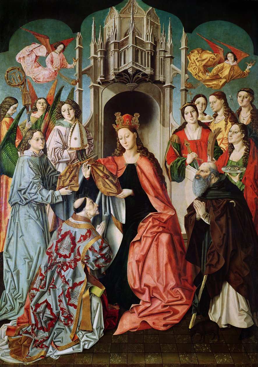 Chasublen esitys St. Ildefonsolle tekijältä Master of San Ildefonso