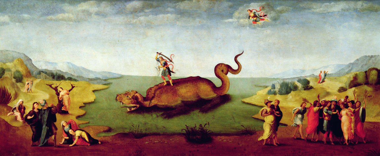 Perseus pelastaa Andromedan tekijältä Master of Serumido