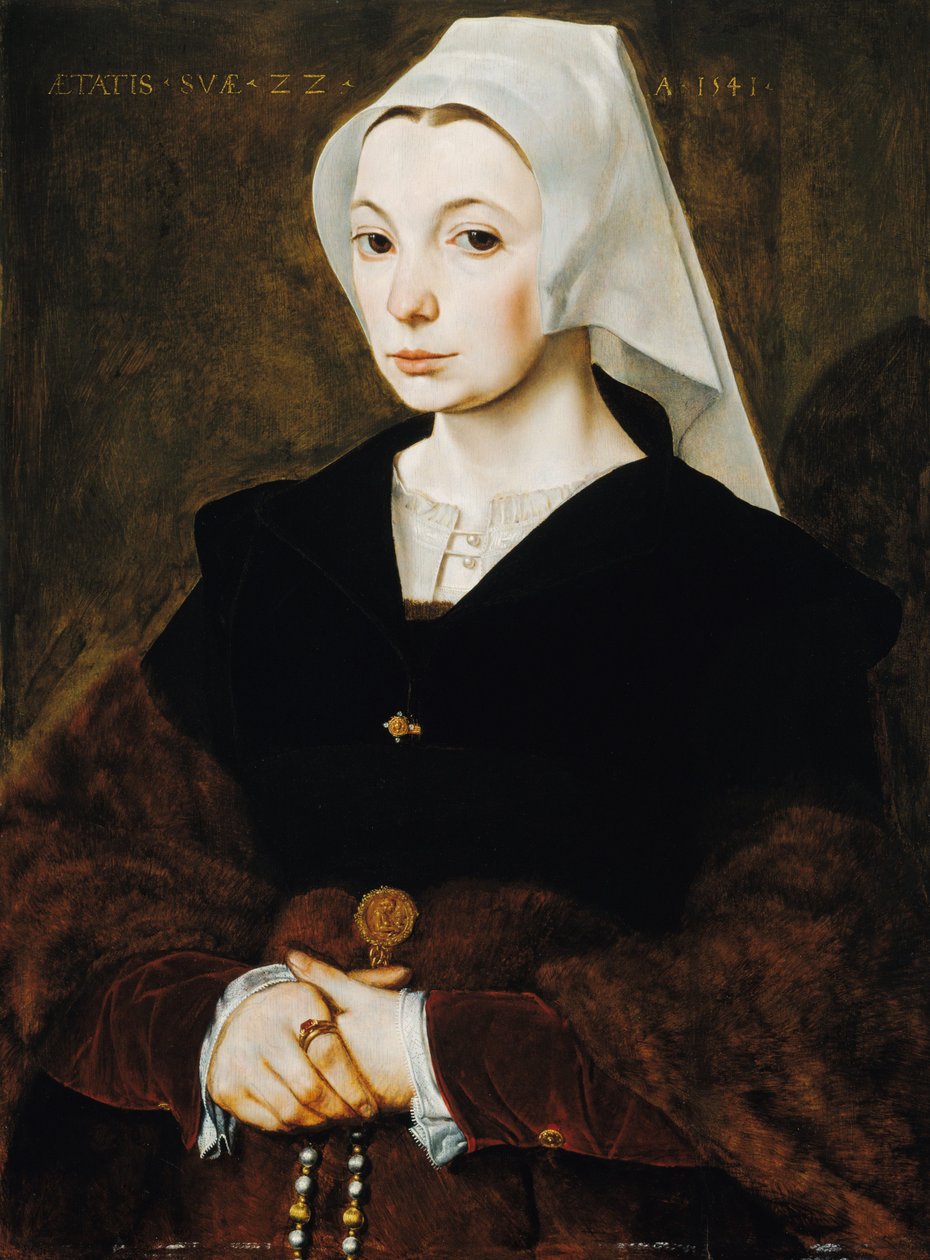 Nuoren naisen muotokuva tekijältä Master of the 1540s