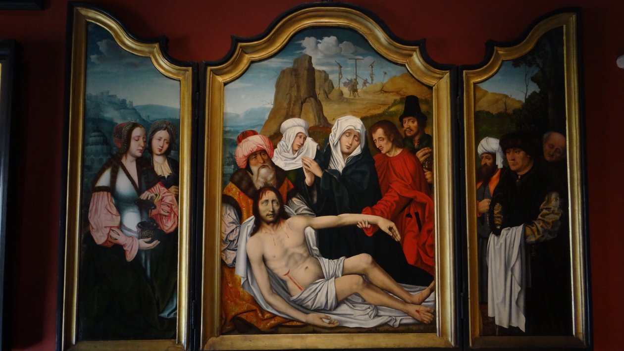 Kolminaisuus ristiinnaulitsemisesta tekijältä Master of the Holy Blood