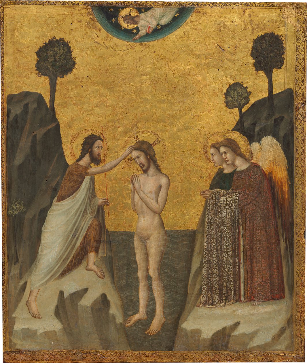 Kristuksen kaste tekijältä Master of the Life of Saint John