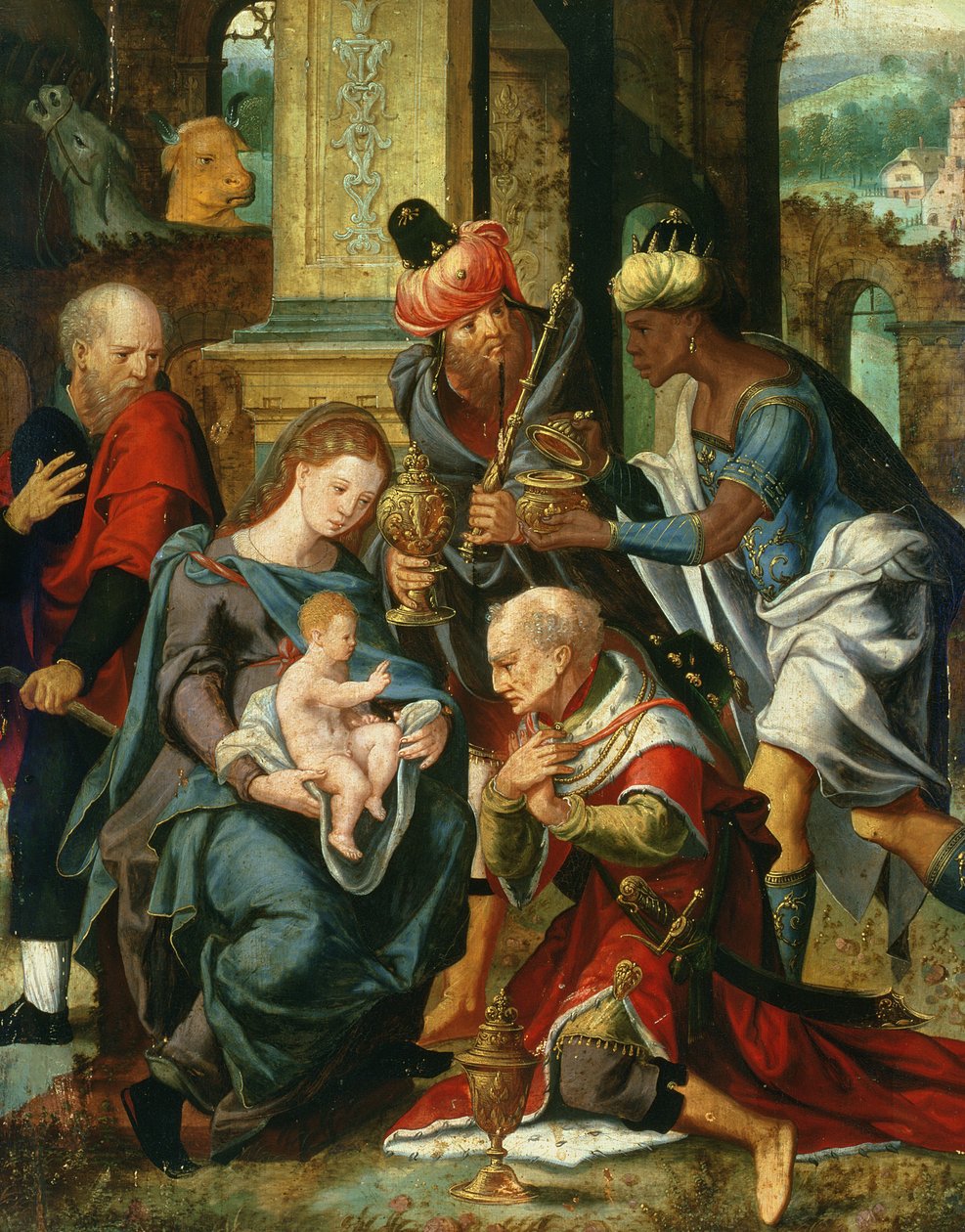 Maagien palvonta, 1530 tekijältä Master of the Prodigal Son