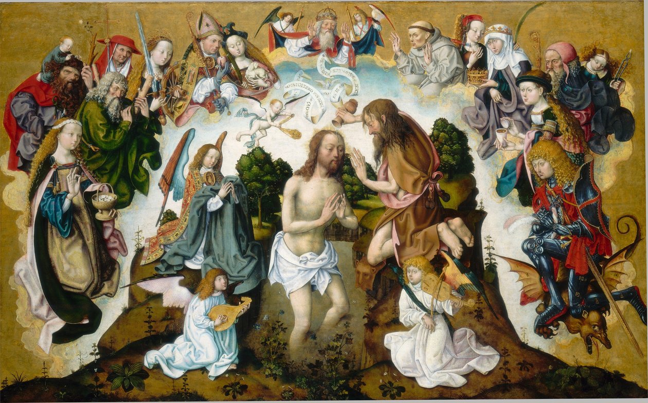 Kristuksen kaste tekijältä Master of the Saint Bartholomew Altarpiece