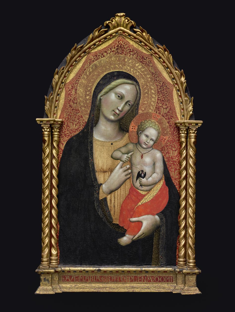 Huonekalut ja erilaiset esineet 1100- ja 1300-luvuilta tekijältä Master of the Straus Madonna
