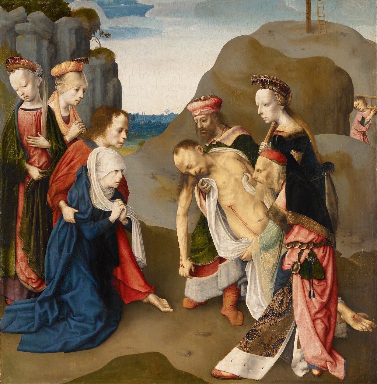 Valitusvirsi kuolleesta Kristuksesta tekijältä Master of the Virgo Inter Virgines