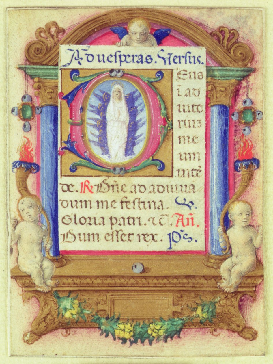 Virgin in Glory, noin 1480 tekijältä Master of the della Rovere Missals Master of the della Rovere Missals
