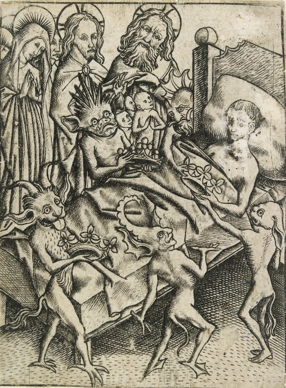 Ahneuden kiusaus, 1400-luku tekijältä Master ES