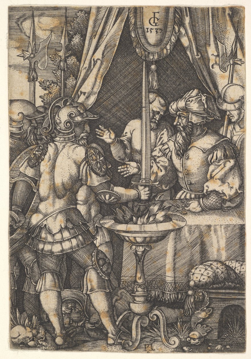 Mucius Scaevola, 1537. tekijältä Master FG