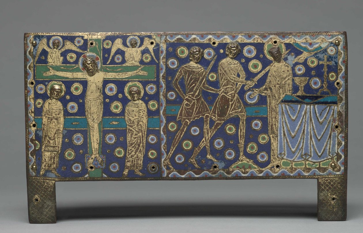 Muistolaatta Pyhän Thomas Becketin jäännöksille, 1220-1225 tekijältä Master G. Alpais