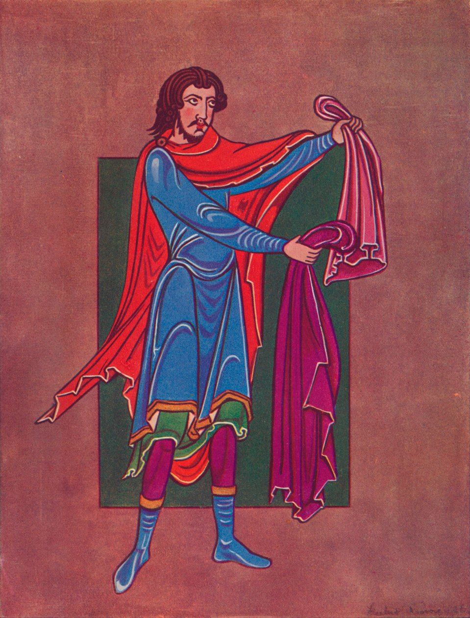 "Elkanah St. Eadmundsburyn Raamatusta", c1135 1927 tekijältä Master Hugo