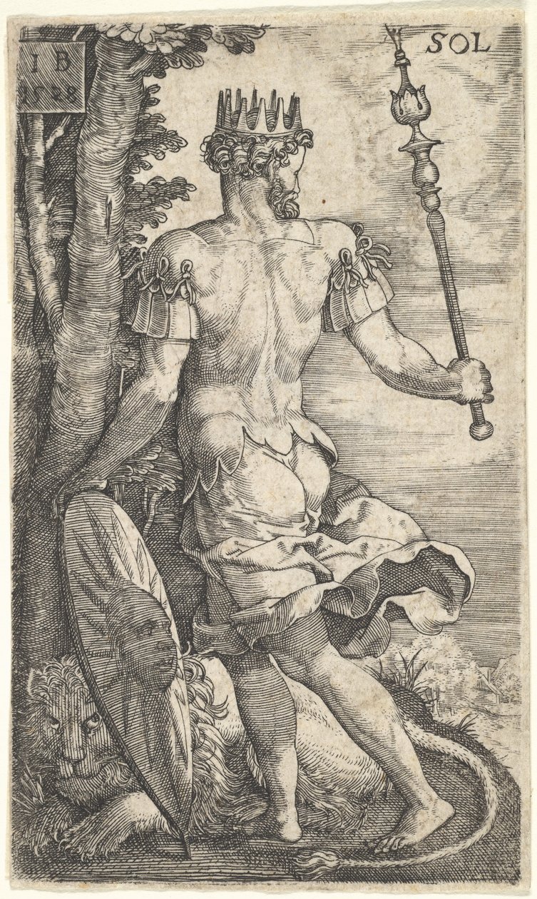 Aurinko jumalista, jotka hallitsevat planeettoja, 1528. tekijältä Master I.B.