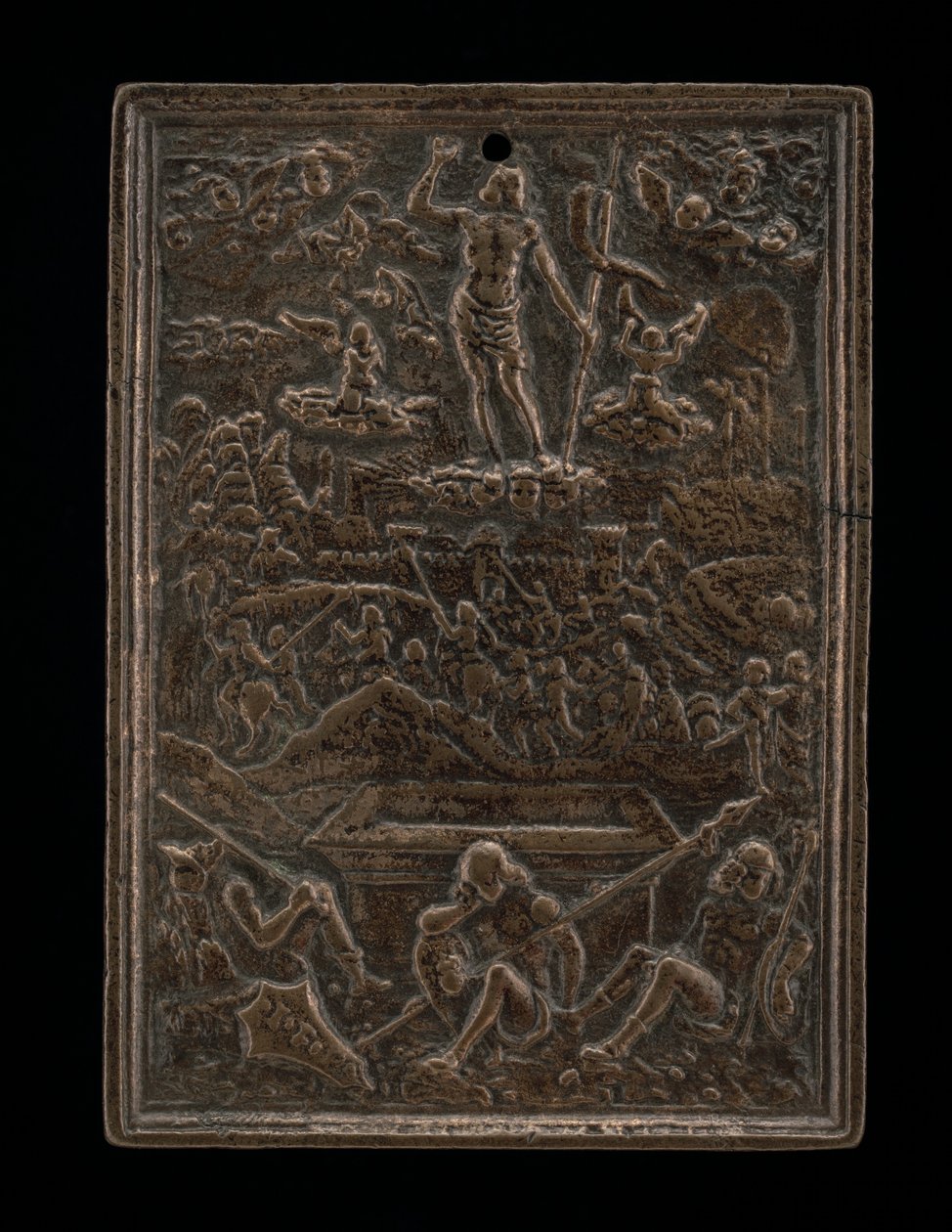 Ylösnousemus, c. 1500. tekijältä Master I.F.P.