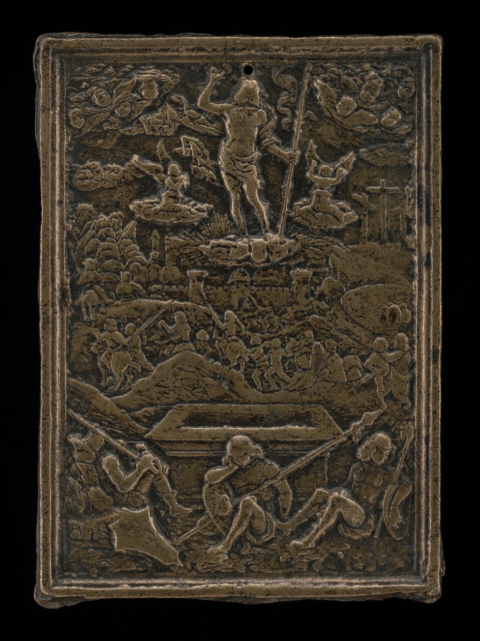 Ylösnousemus, c. 1500. tekijältä Master I.F.P.