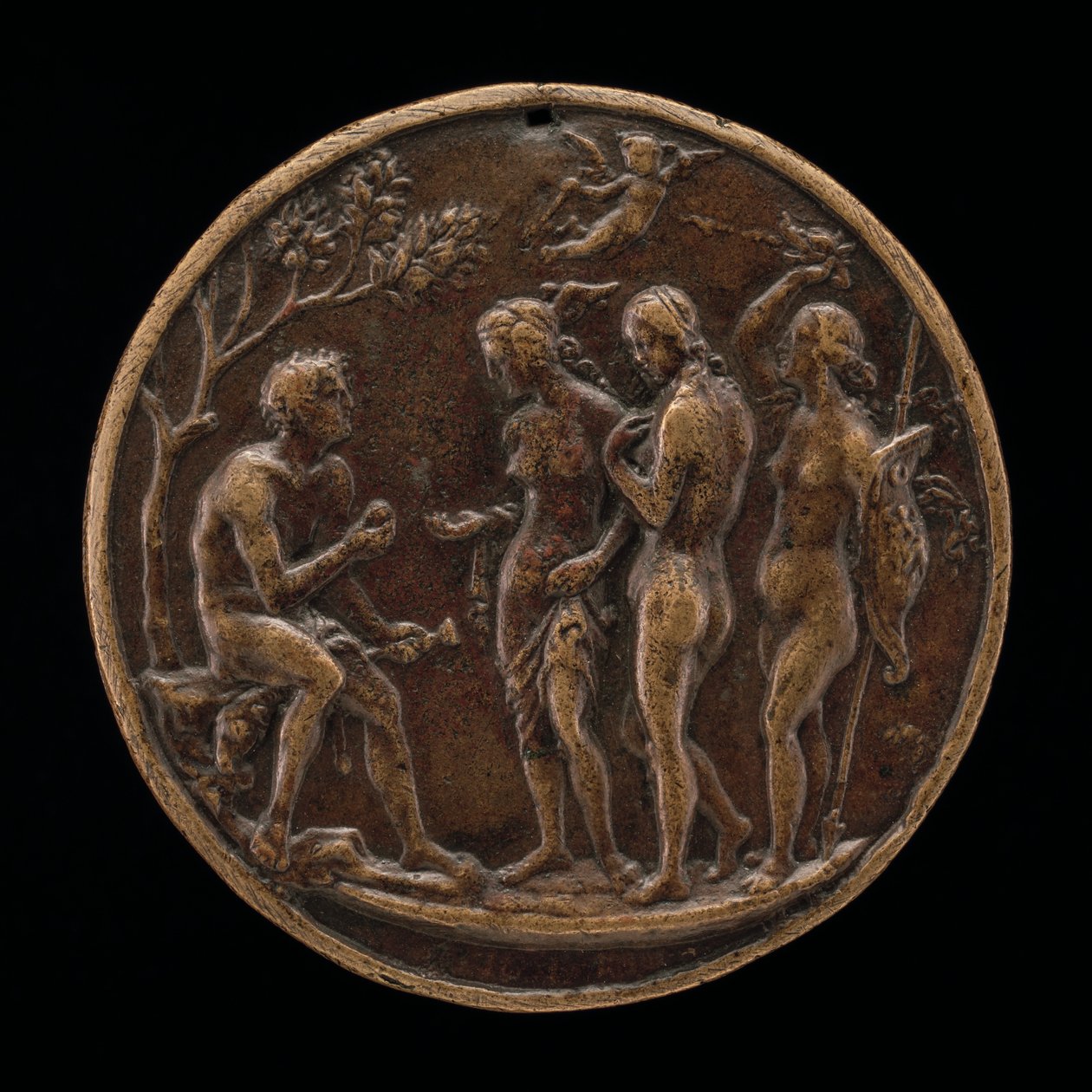 Pariisin tuomio, 1400-luvun toinen puoli. tekijältä Master IO.FF.