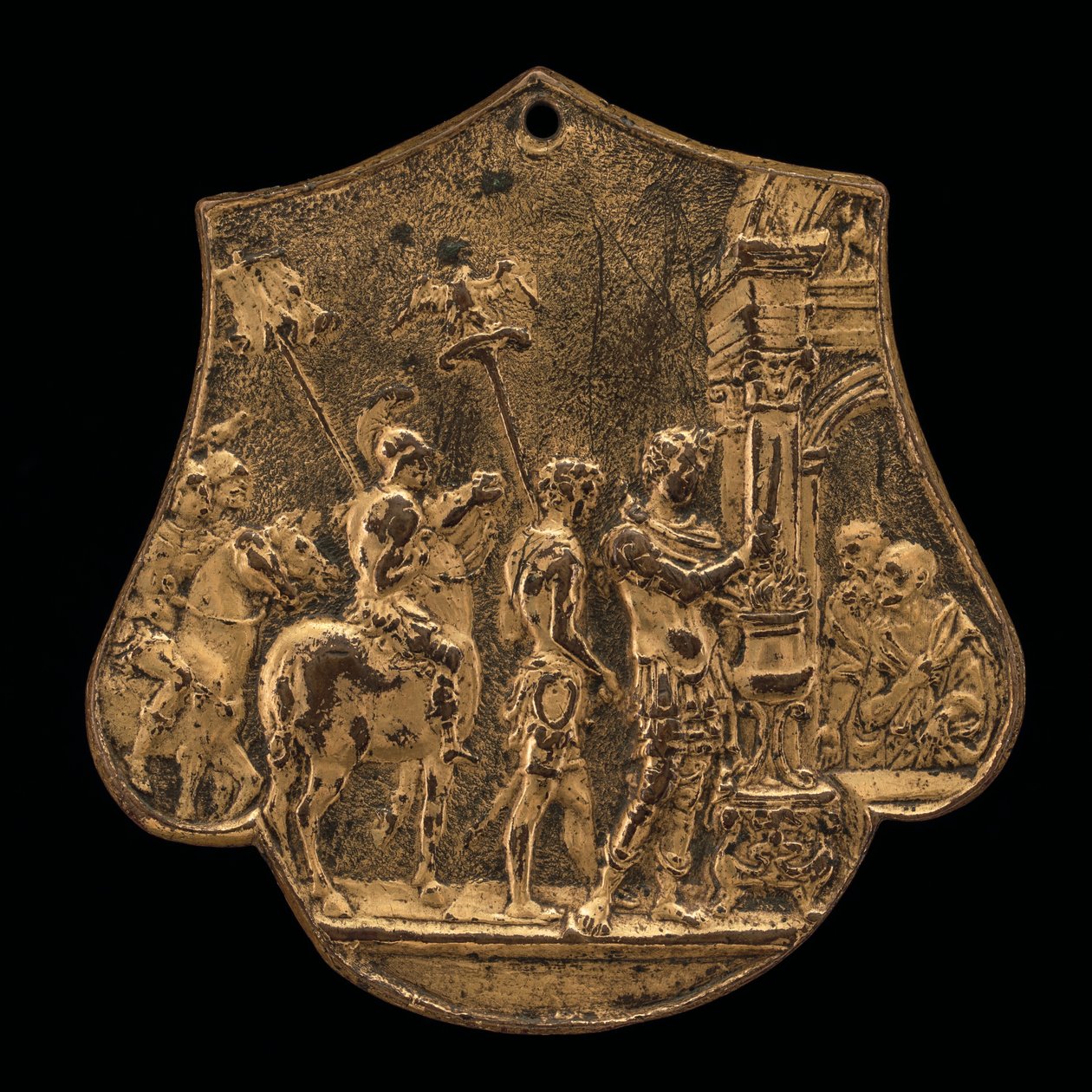 Mucius Scaevola, 1400-luvun toinen puoli. tekijältä Master IO.FF.
