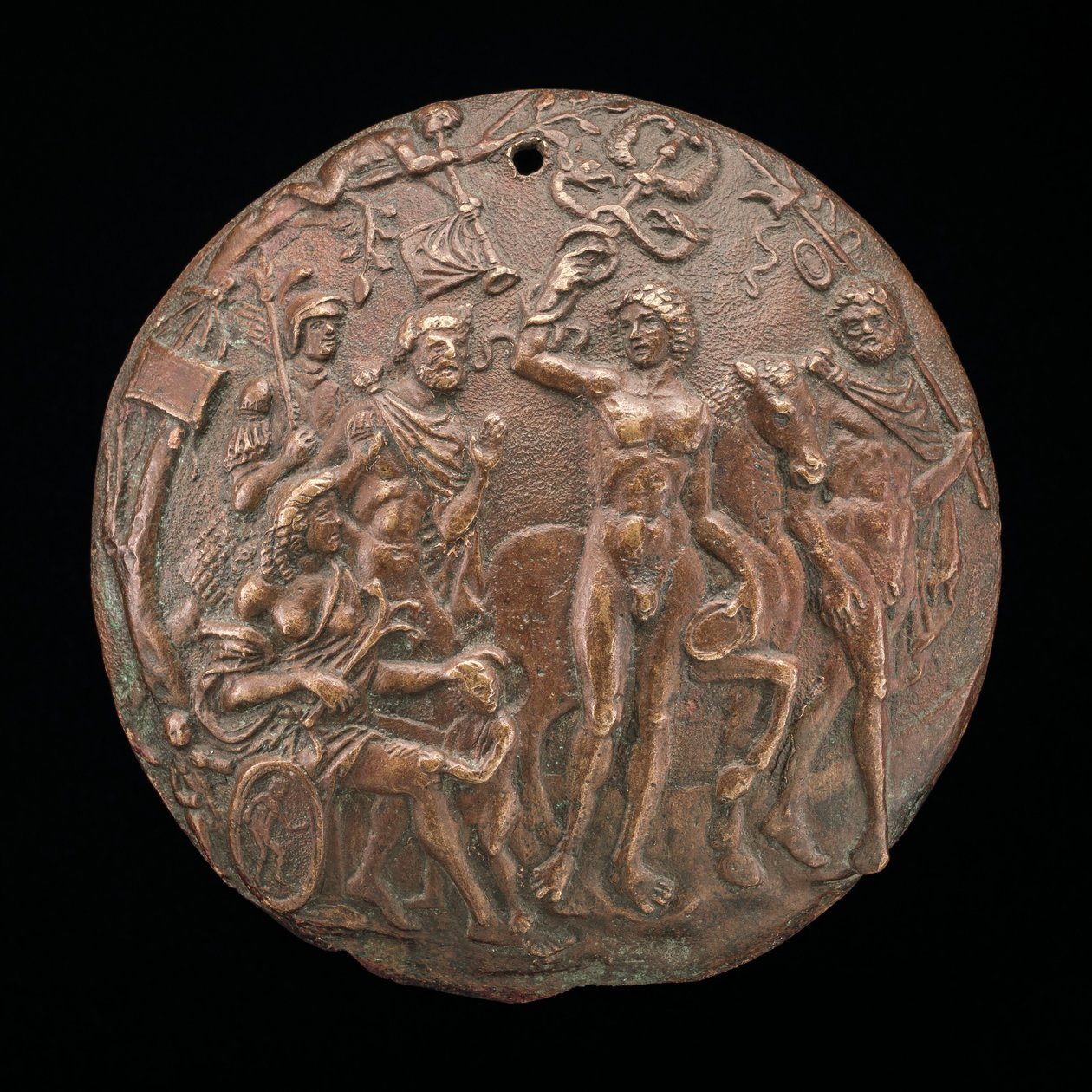 Phaedra ja Hippolytus, 1400-luvun toinen puoli. tekijältä Master IO.FF.