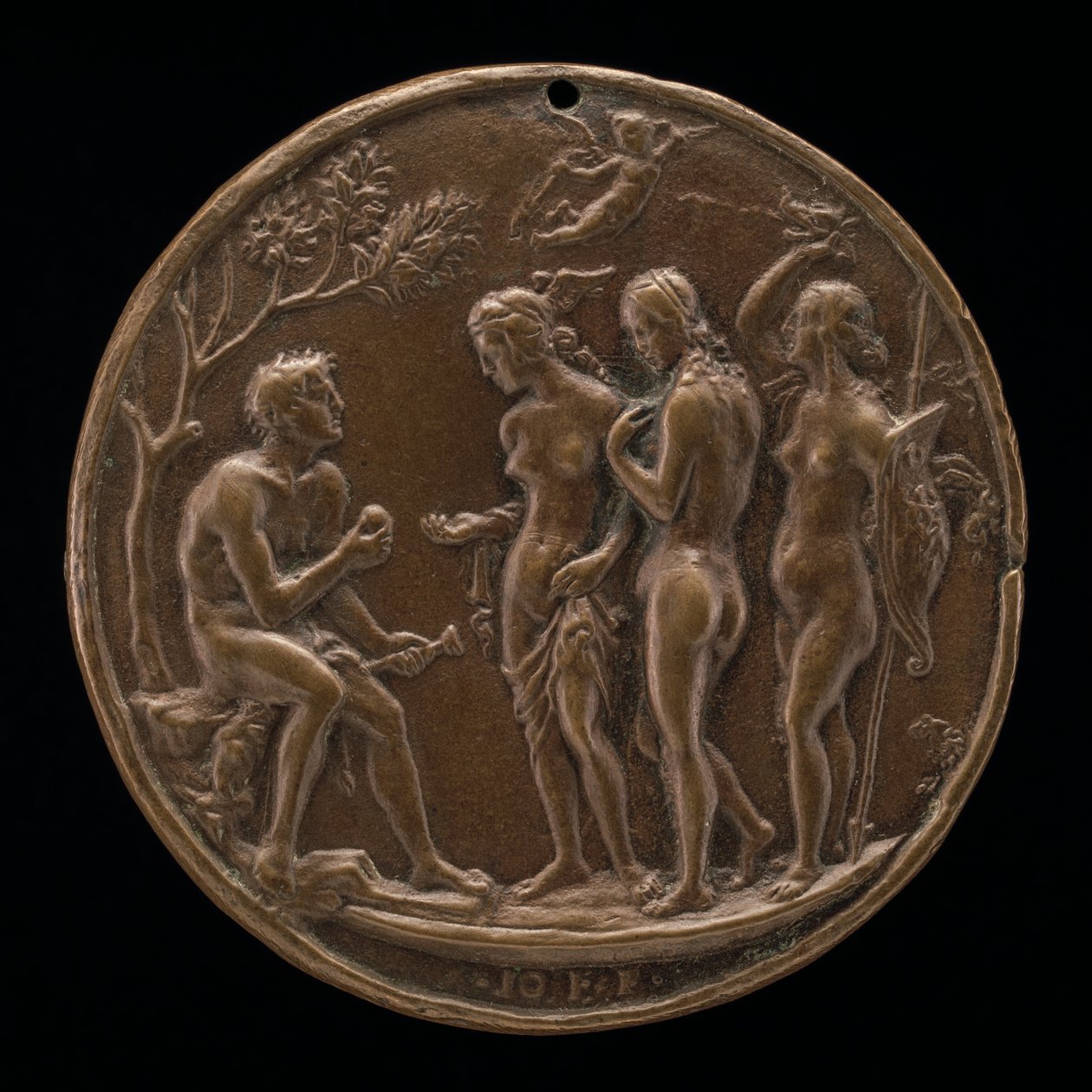 Pariisin tuomio, 1400-luvun toinen puoli. tekijältä Master IO.FF.