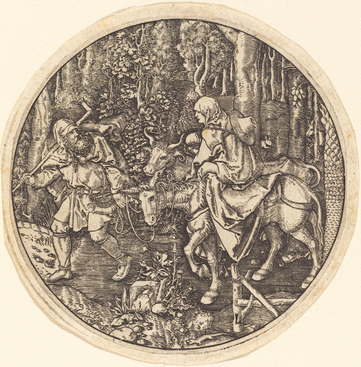 Lento Egyptiin tekijältä Master L after Albrecht Dürer