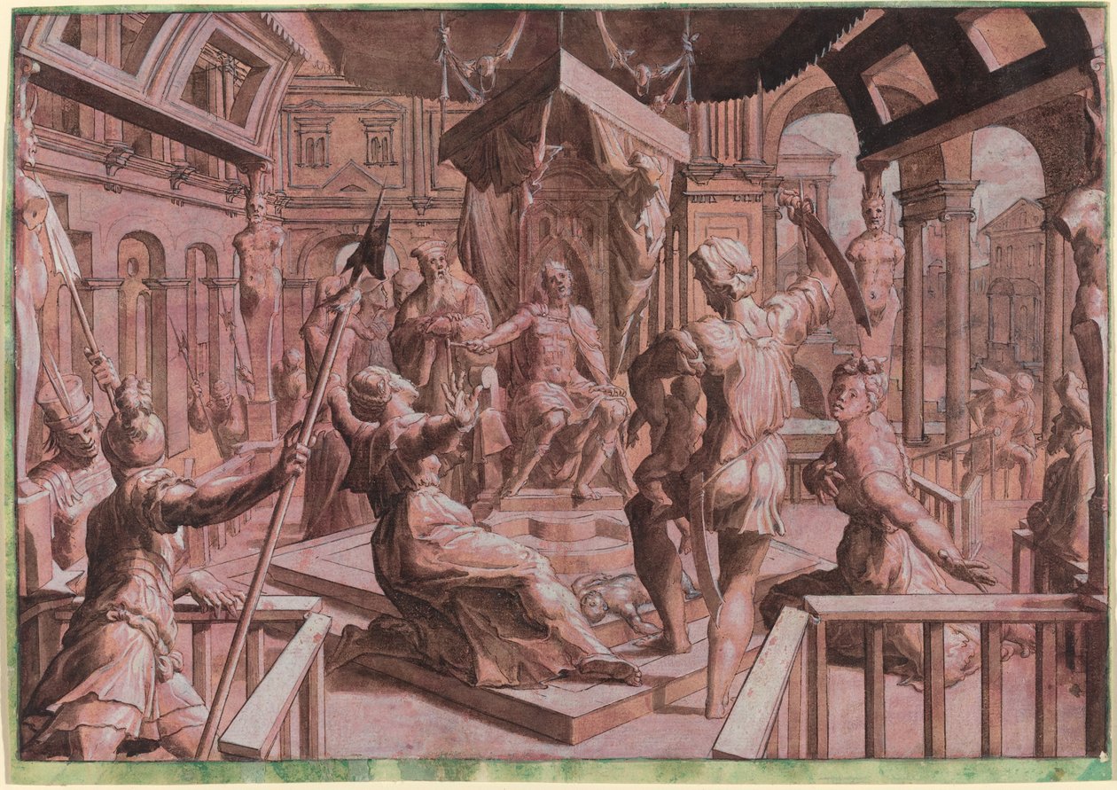 Salomon tuomio tekijältä Master Of The Liechtenstein Adoration