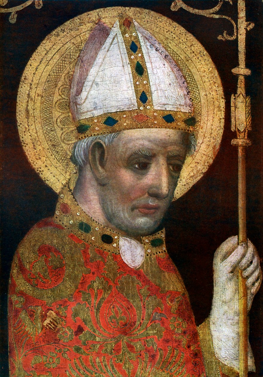 St Adalbert, yksityiskohta, 1370 1955 jälkeen tekijältä Master Theodoric