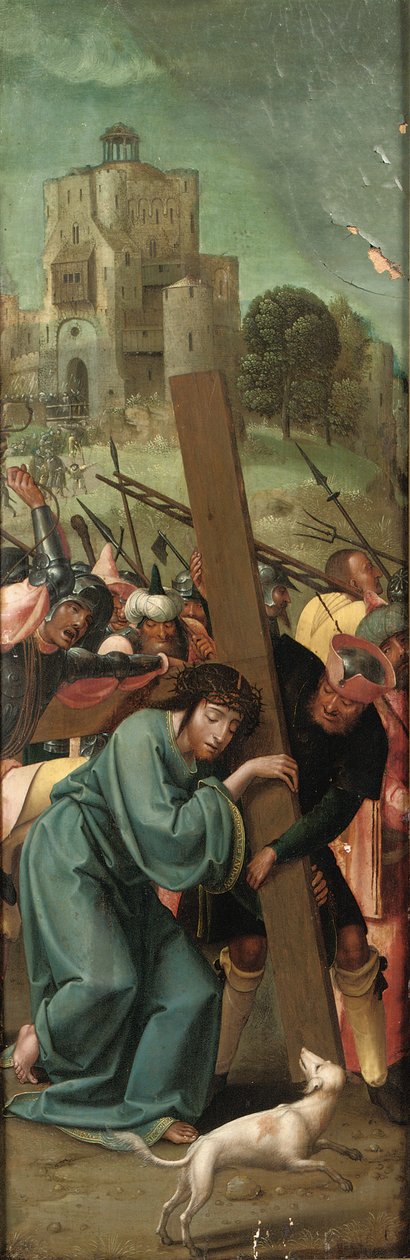 Kristus kantaa ristiä, noin 1518 tekijältä Master of 1518