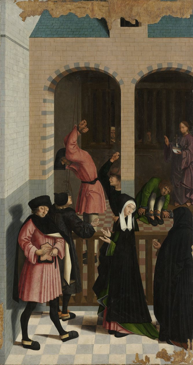 Armon seitsemän teosta: Ransoming Captives, 1504 tekijältä Master of Alkmaar
