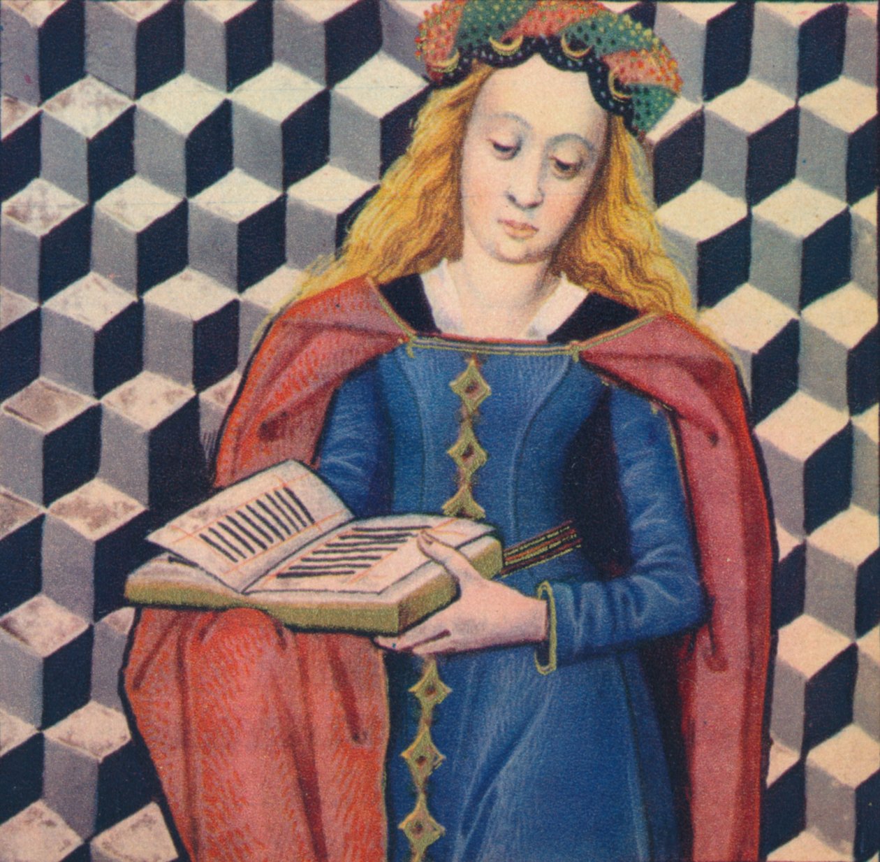 "Gualdrade - Florentine Maid", 1403, 1939 tekijältä Master of Berry