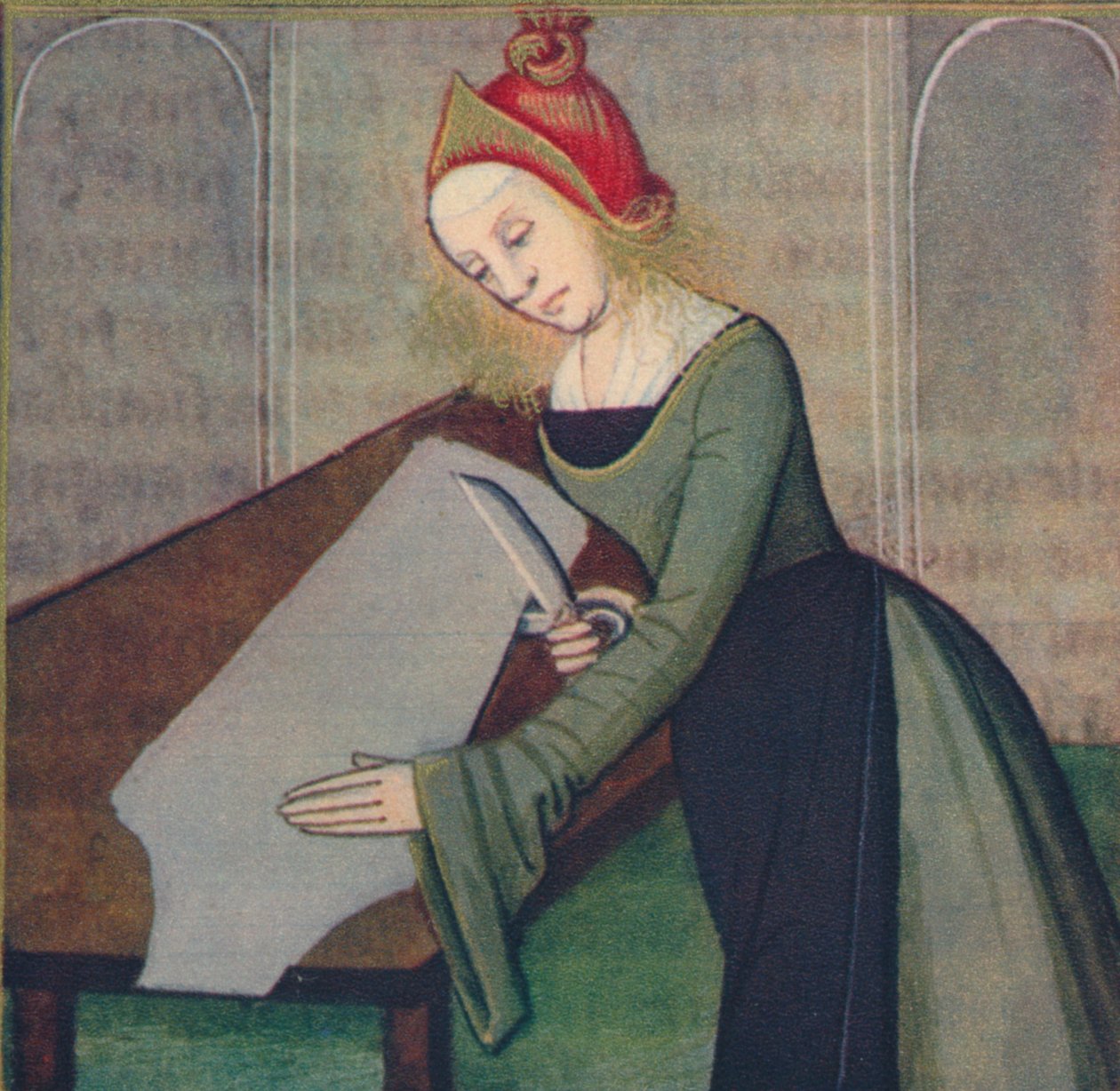 "Pauline - roomalainen nainen", 1403, 1939 tekijältä Master of Berry