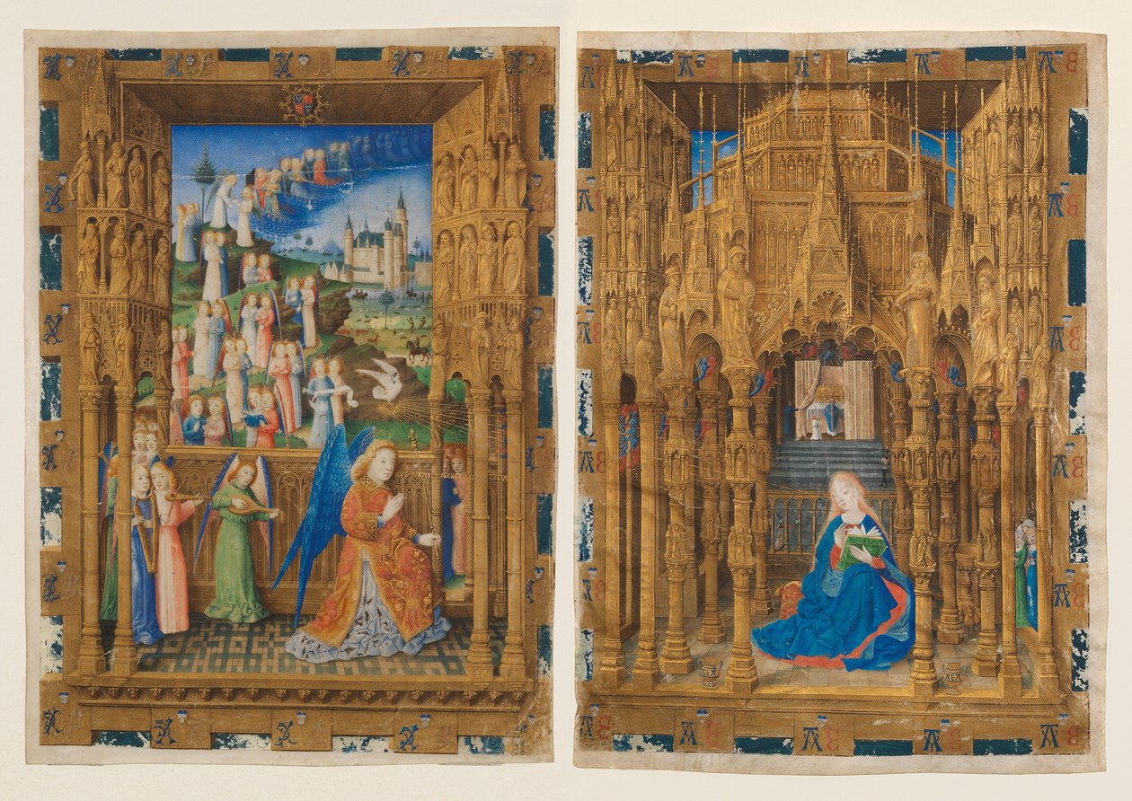 Marian ilmestys Ranskan Kaarlen tuntien ajalta, 1465. tekijältä Master of Charles of France