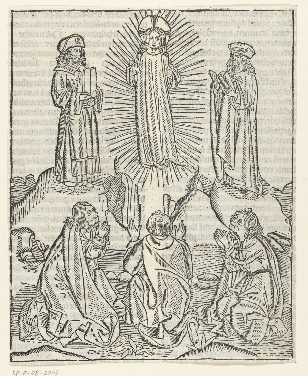 Kristuksen kirkastus tekijältä Master of Delft (attributed to)