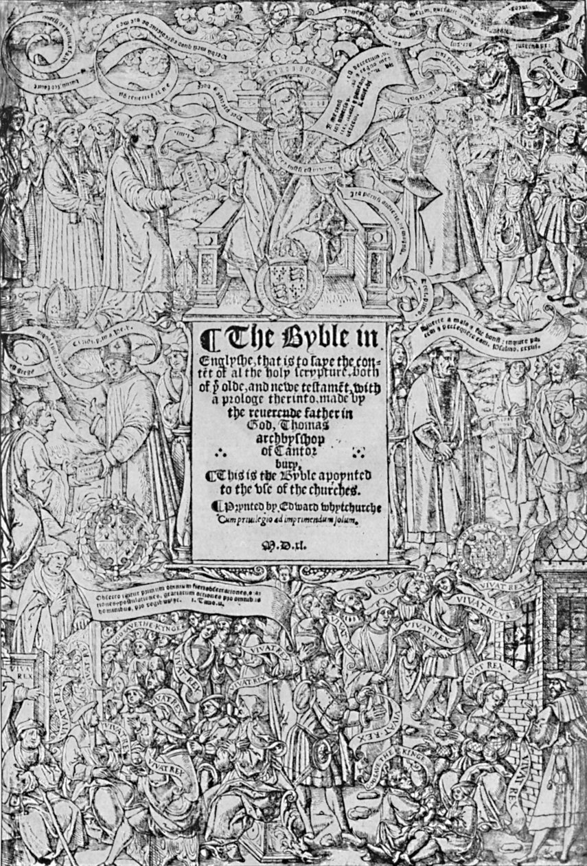 Suuren Raamatun otsikkosivu, 1540, 1903 tekijältä Master of Francois de Rohan