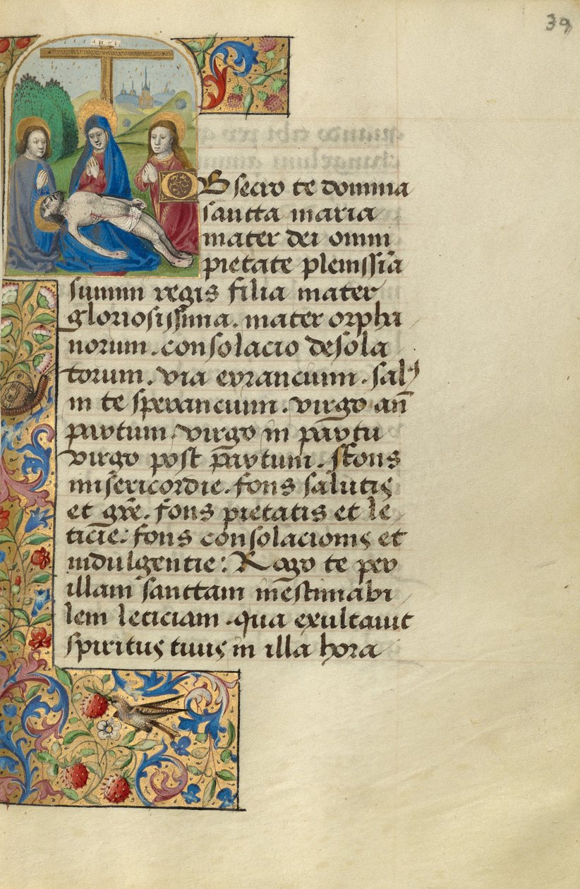Pieta tekijältä Master of Jacques de Besançon
