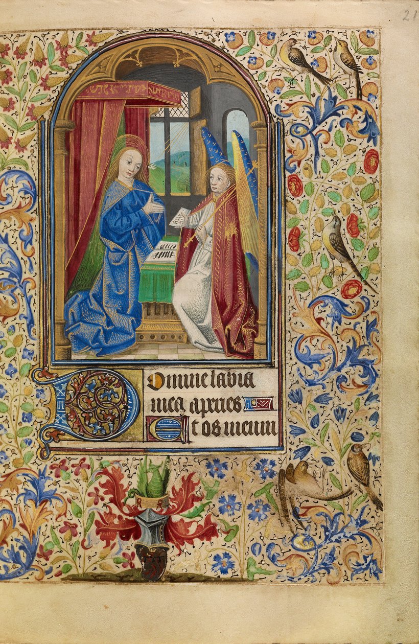 Marian ilmestys tekijältä Master of Jacques of Luxembourg