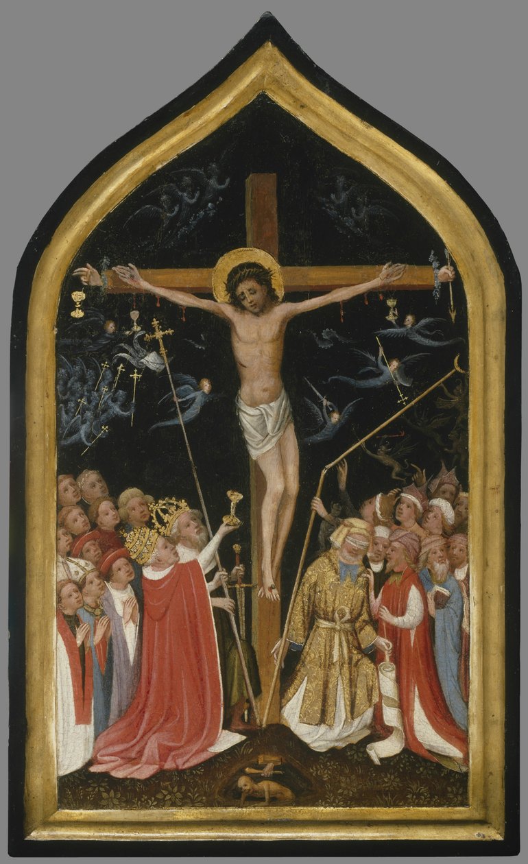 Kristus elävällä ristillä, 1420-30 tekijältä Master of Saint Veronica