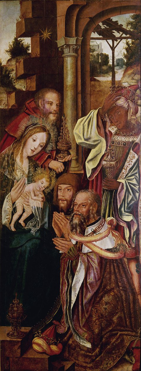 Kuninkaiden palvonta, n. 1510 tekijältä Master of Sardoal