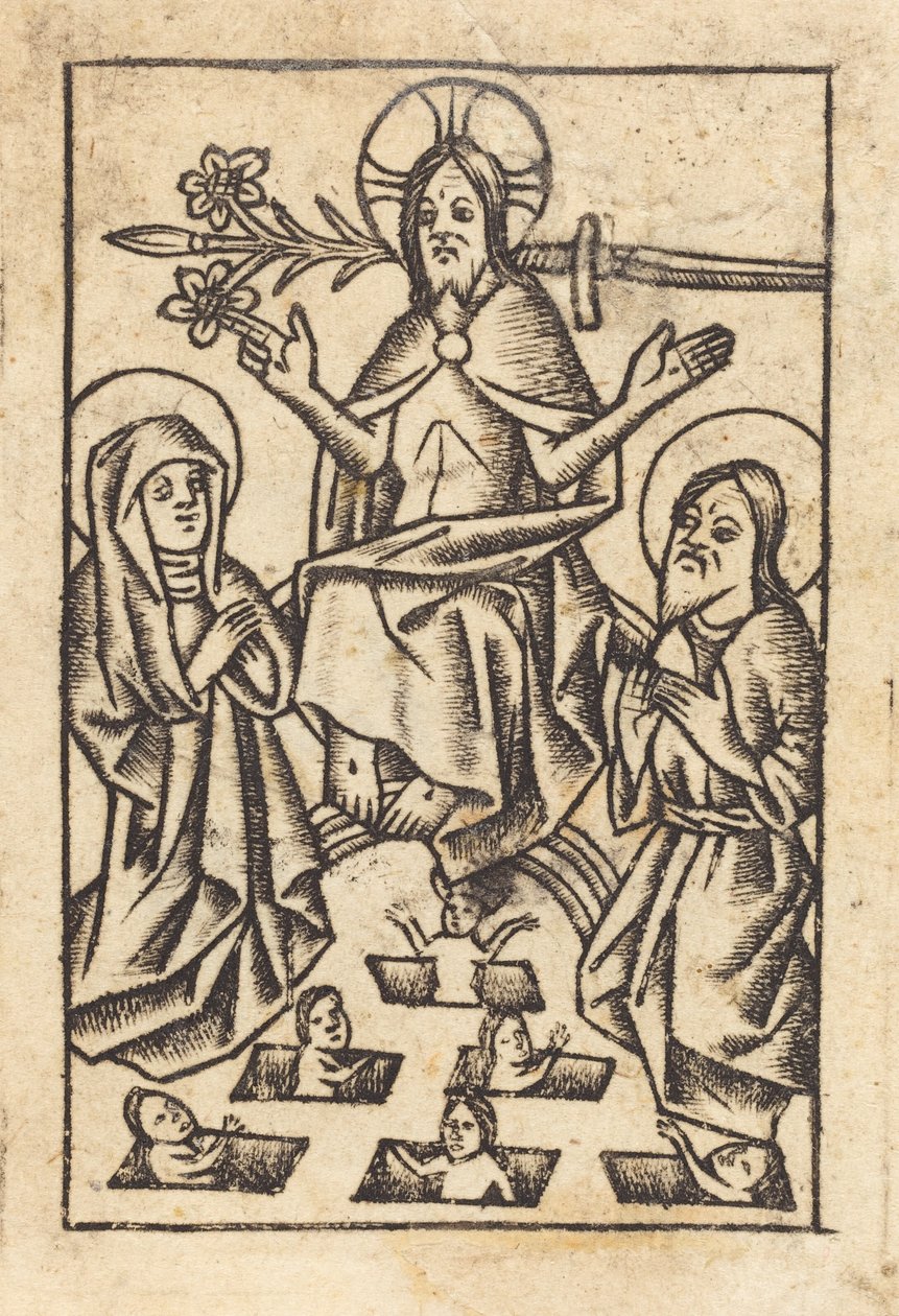 Viimeinen tuomio [oikealla] tekijältä Master of St. Erasmus