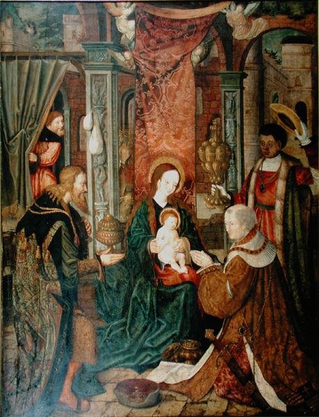 The Adoration of the Magi (katso pari numerosta 160861) tekijältä Master of St. Severin
