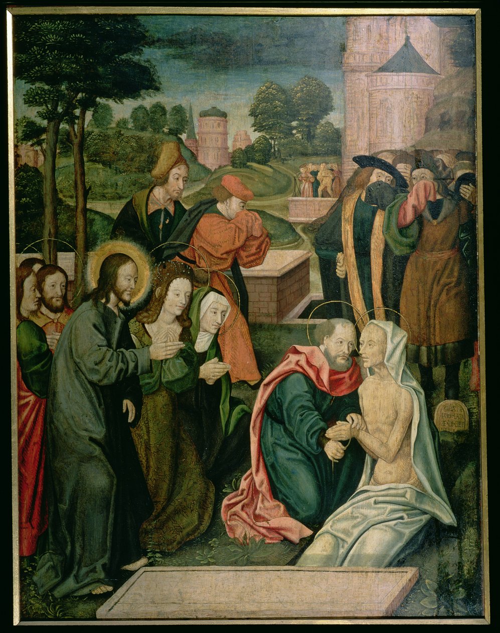 Pyhän Lasaruksen herättäminen (katso pari numerosta 160860) tekijältä Master of St. Severin