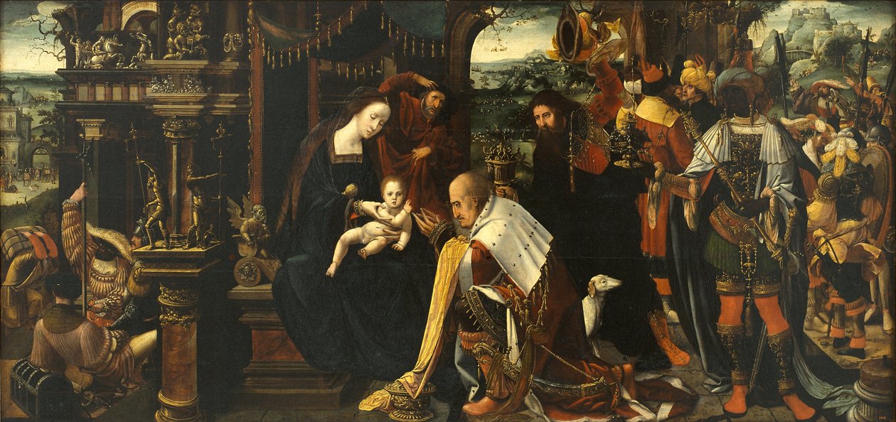 Epifania tekijältä Master of the Antwerp Adoration