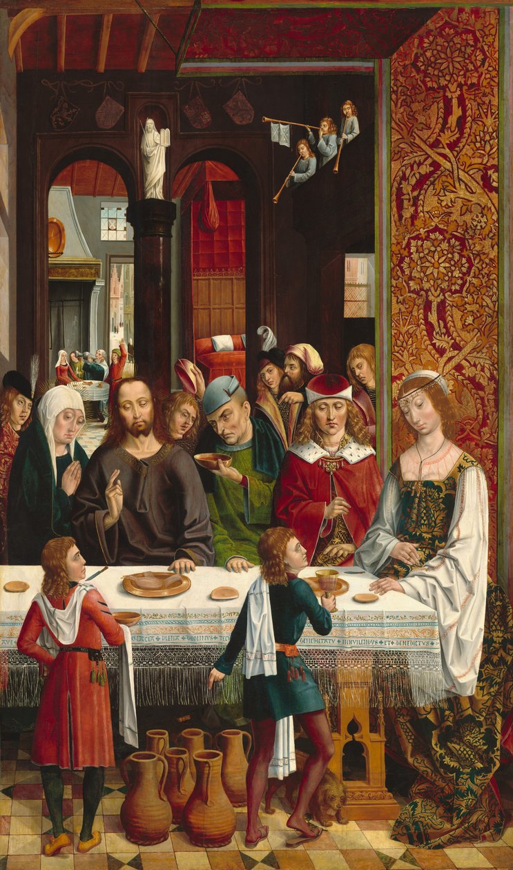 Avioliitto Canassa, n. 14951497. tekijältä Master of the Catholic Kings