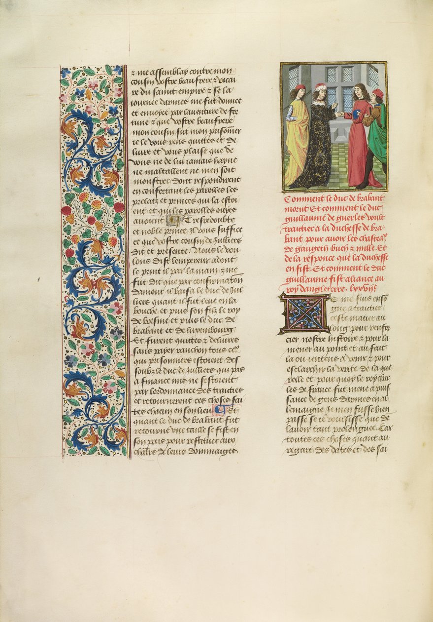 Geldersin herttua William ja Richard II tekijältä Master of the Copenhagen Caesar