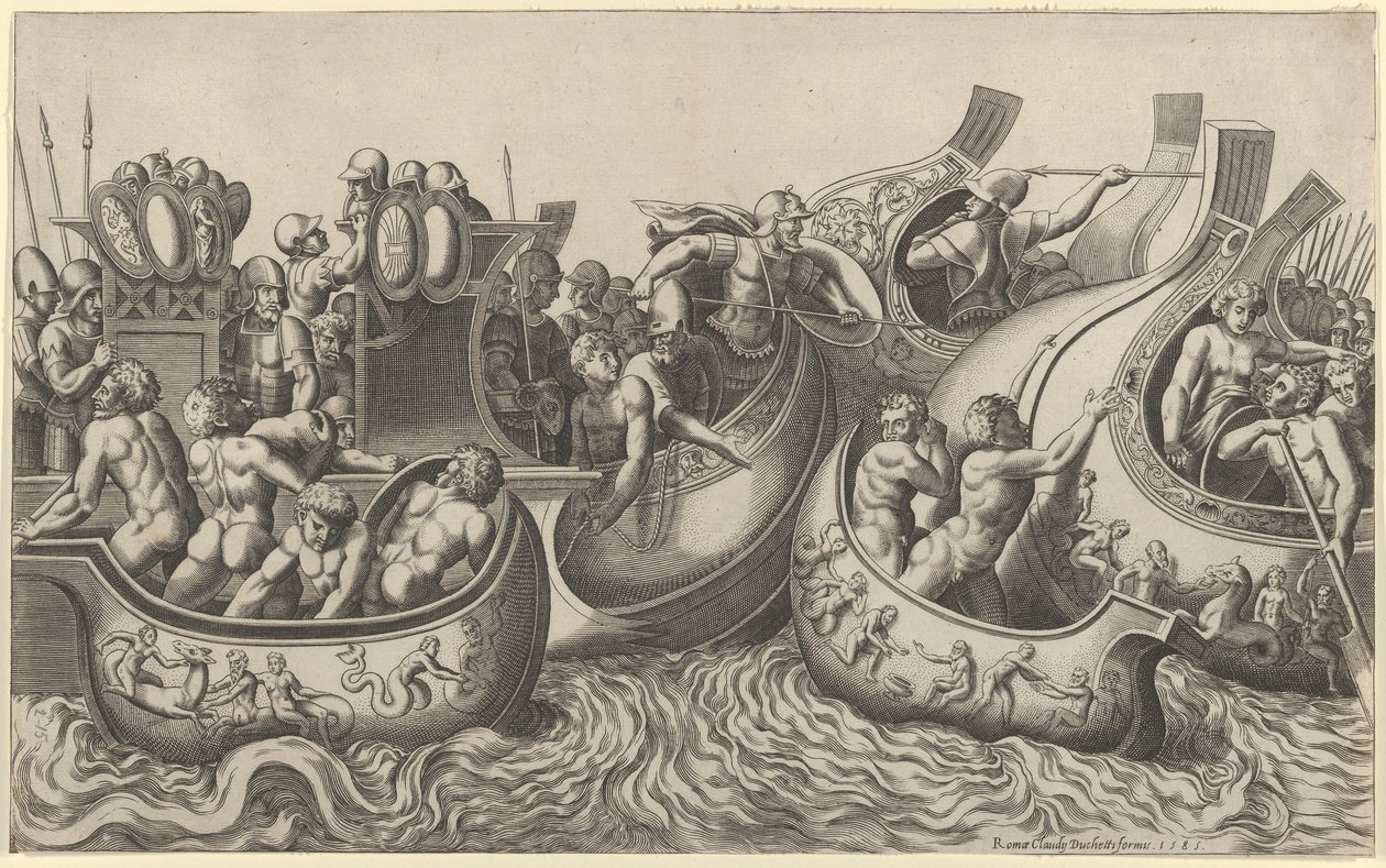 Rooman loiston peili: Meritaistelu, 1500-luku, 1500-luku. tekijältä Master of the Die