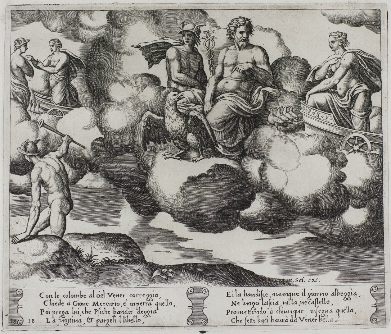 Venus valittaa Jupiterille tekijältä Master of the Die