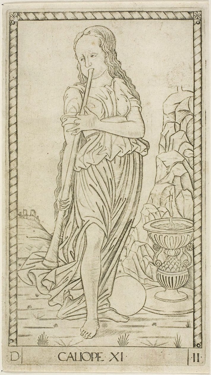 Calliope, yksitoista levy Apollolta ja Musesilta tekijältä Master of the E Series Tarocchi