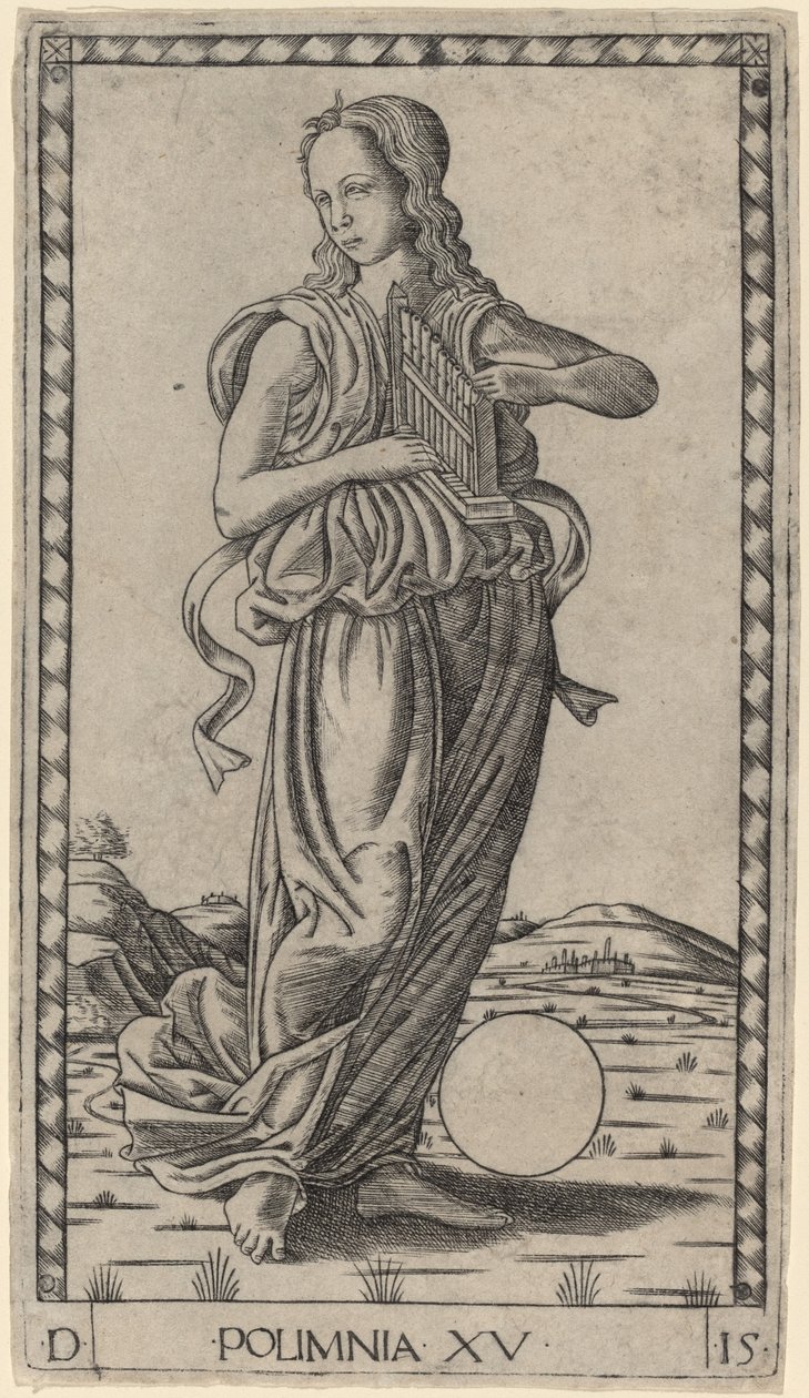 Polimnia (polyhymnia) tekijältä Master of the E Series Tarocchi